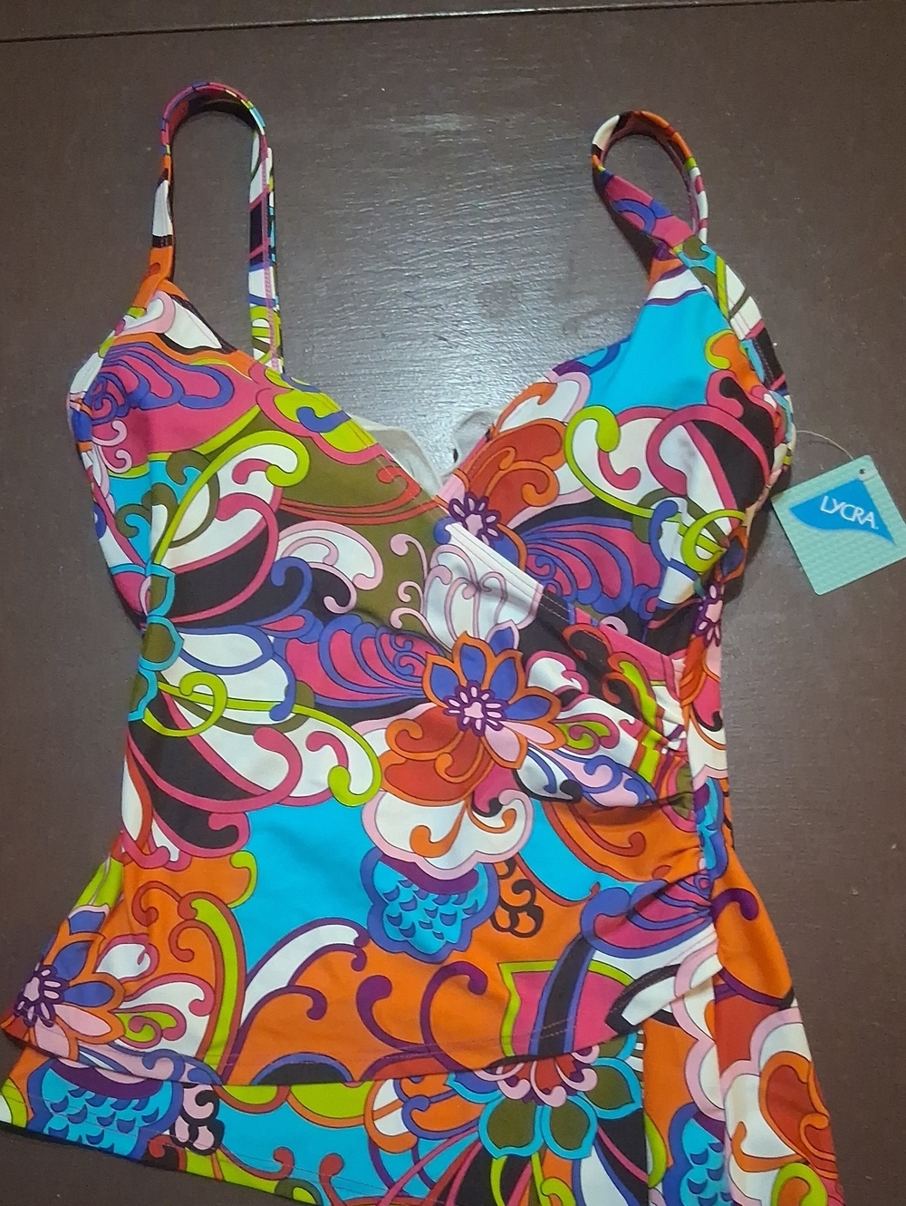 Brand New LYCRA Bikini Top NWT💜💙💗
